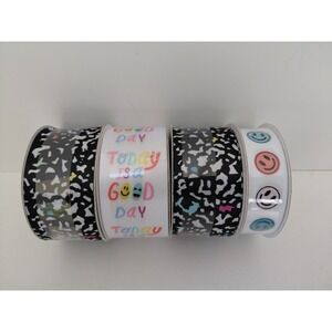 LOT of 4 Teacher Appreciation School Classroom Ribbon mixed sizes designs‎ NEW